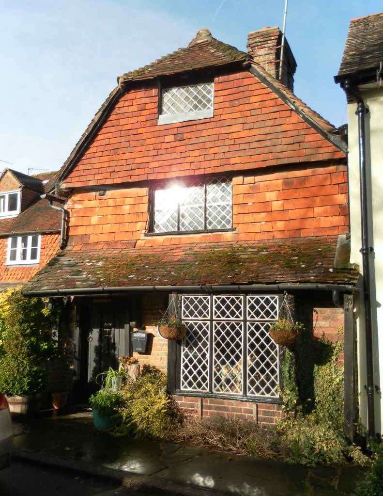 The home of Nancy Pearn, Old Plough Cottage in Ifield