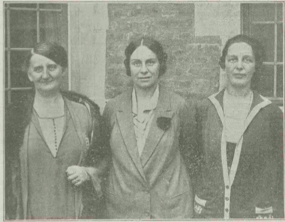 Laura Annie Willson, Margaret Partridge and Caroline Haslett, founders of Electrical Enterprises in 1927
