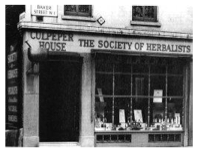 The first Culpeper shop, opened on Baker Street in 1927.
