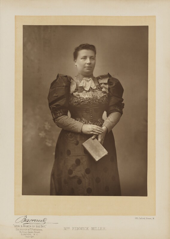 Emily Faithfull, Mary Elizabeth Braddon and Florence Fenwick Miller, all guests at parties thrown by Alice Cornwell in 1889.